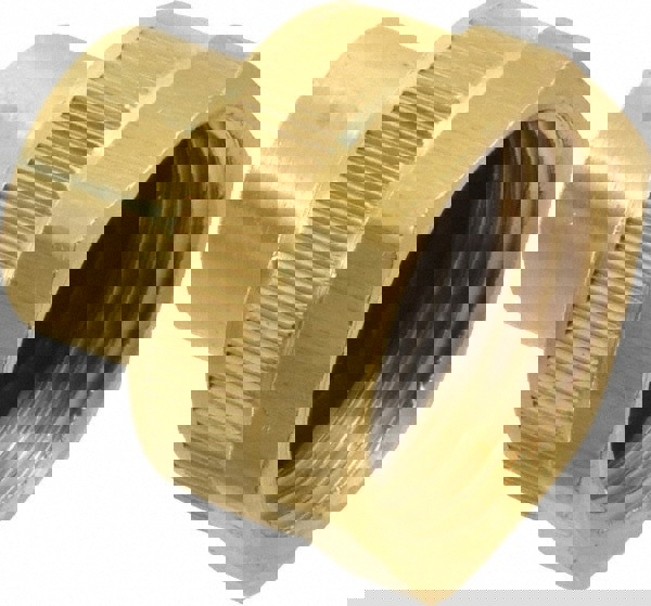 Garden Hose Fitting: Female Hose to Female Pipe, GHT, Brass